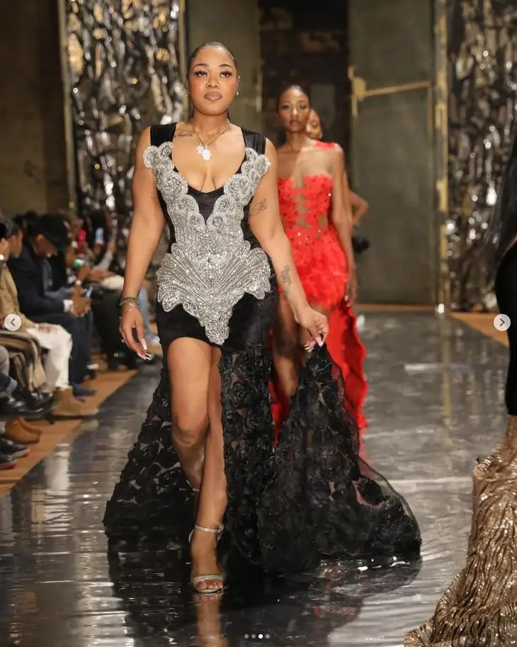 Silver Diamond Black Rose Skirt Evening Gala Formal Dresses for Women Luxury Crystal Diamond Slit Prom Birthday Gown