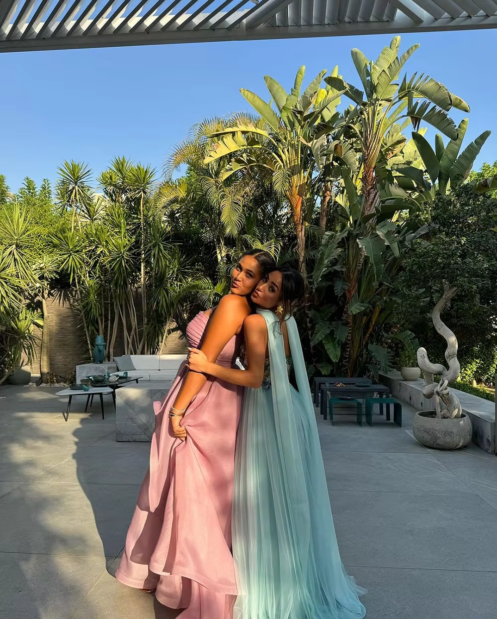 Elegant Sky Blue Prom Dress 3D Flore Sweetheart Birthday Dress With Cape Women Guest Dress Women Evening Party Gown Customized