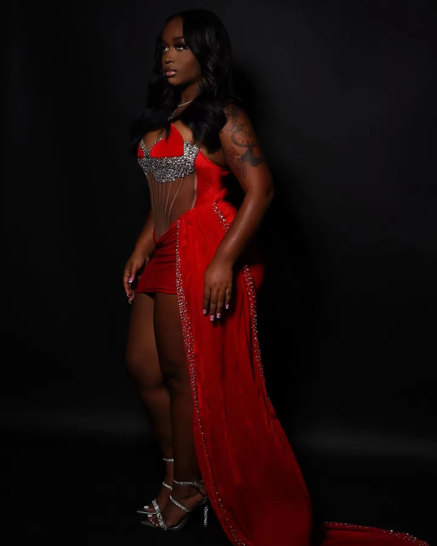 Pretty Red Short Party Dresses Body Corset Beaded Evening Dressing Gowns Rhinestone Cocktail Dress Women Birthday Party Dress
