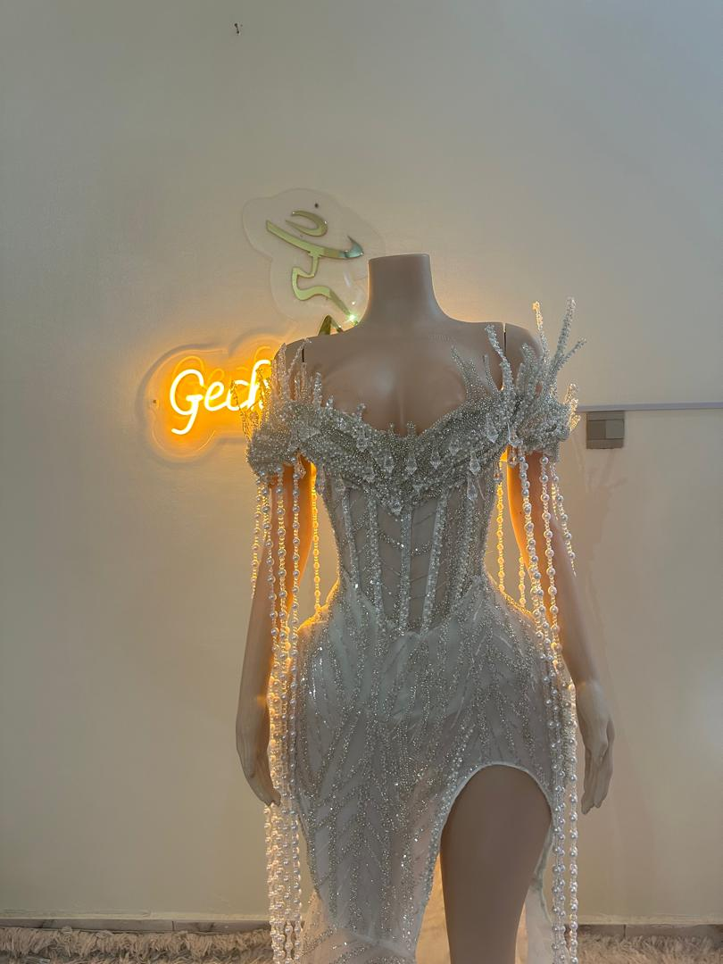 Mermaid Rhinestone Dress LUXURY DRESS