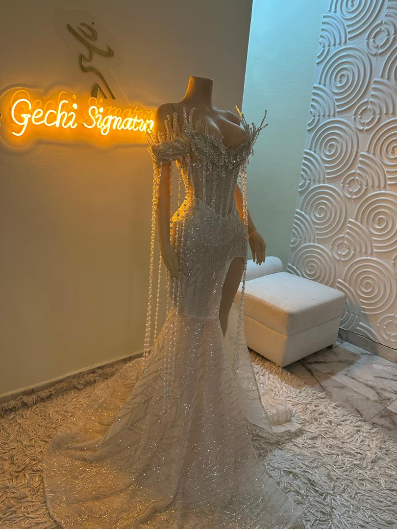 Mermaid Rhinestone Dress LUXURY DRESS