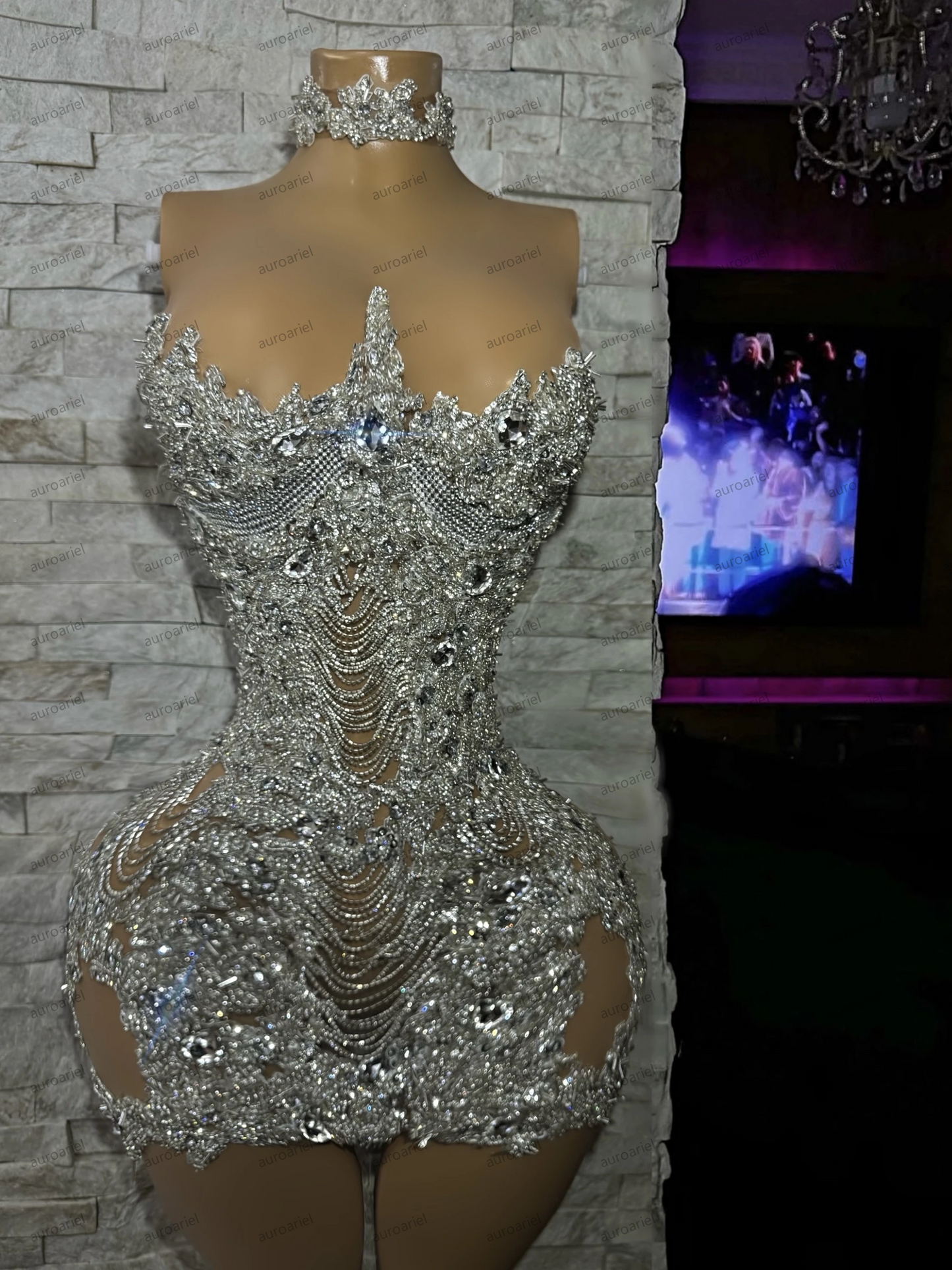 Silver Short Prom Dresses For Black Girls Crystals African American Birthday Party Women Homecoming Cocktail Dresses Customized