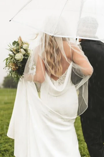 Spaghetti Straps Mermaid Sleeveless Satin Long Beach Wedding Dress