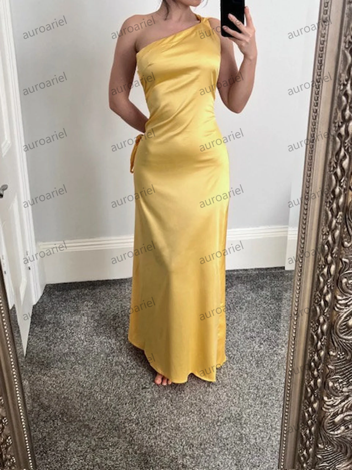 Backless Maxi Slip Dress Long Prom Dress