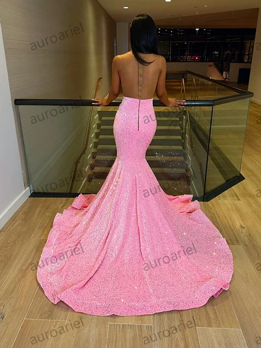 Shoulder Straps Luxurious Tulle Mermaid Prom Dress