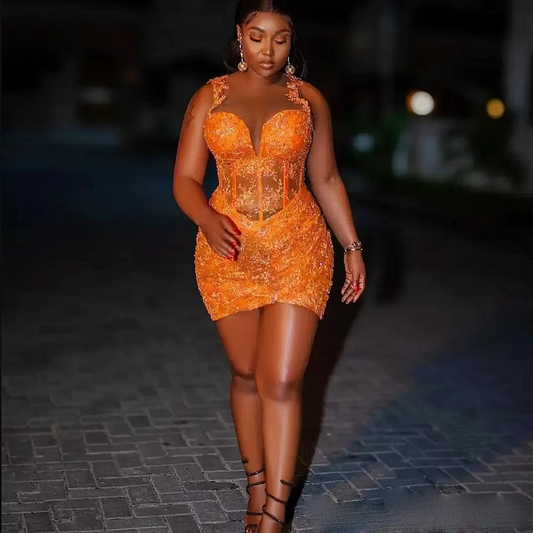 Aso Ebi Mini Lace Prom Dresses Sexy Yong Girls Birthday Party Dress Custom Made Short Cocktail Dress