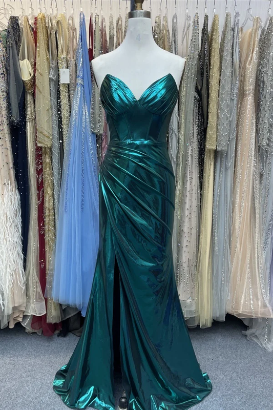 Elegant Sheath V Neck Sleeveless Pleated Leather Prom Party Dress Criss Cross Straps Evening Party Dress