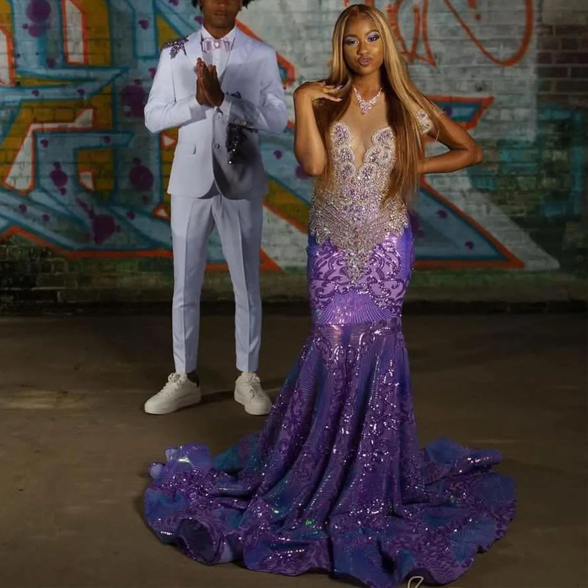 Customized Simple Mermaid Bride Dresses Strapless Crystal Sleeveless Draped Pleat Open Back Sexy Prom Dress Robe de soirée